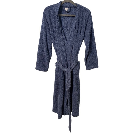 LC Lauren Conrad Intimates & Sleepwear Lauren Conrad Long Plush Dressing Bath Robe Blue